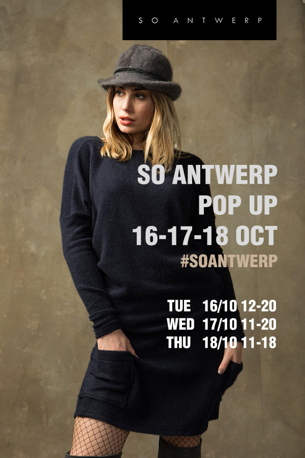 Pop up So Antwerp 16-17-18 October in Duivelshofstraat 74, 2140 Antwerp