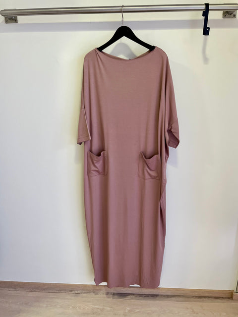 PARADIS / OVERSIZED DRESS / MID SLEEVES / POCKETS