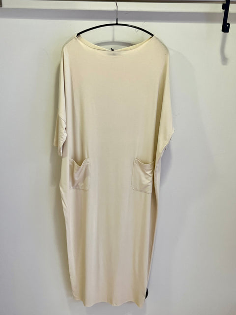 Blue Moon  long oversized dress with medium sleeves