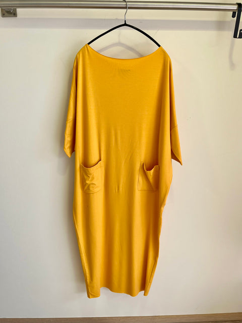 Blue Moon  long oversized dress with medium sleeves