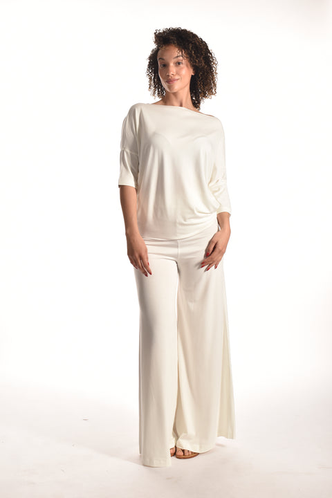 Cezanne-basic boat-neck t-shirt