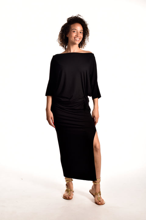 Cezanne-basic boat-neck t-shirt