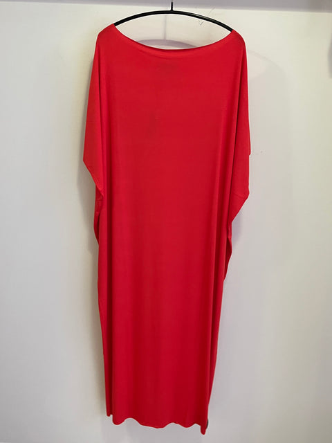 Blue Moon  long oversized dress with medium sleeves