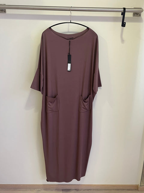 Blue Moon  long oversized dress with medium sleeves