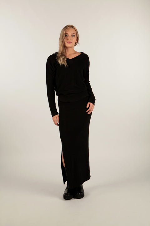 PEPPER - Long straight skirt