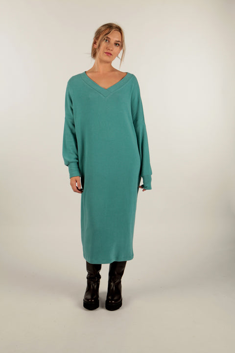 SESAME - Long v-neck dress