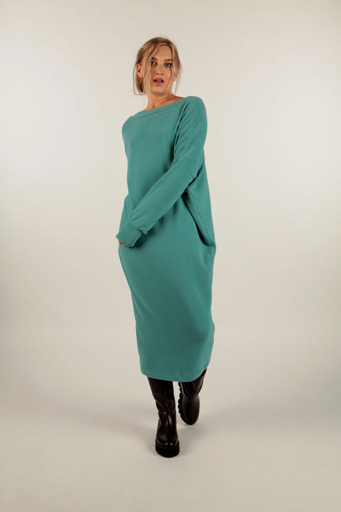 SESAME - Long v-neck dress