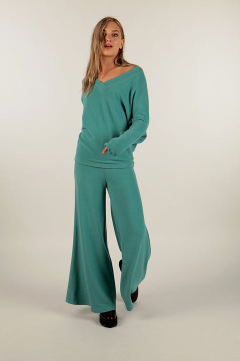 WASABI - V-neck sweater long sleeves