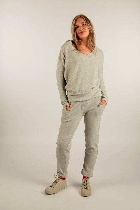 WASABI - V-neck sweater long sleeves