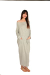 GainsbourgLight Grey long oversized dress