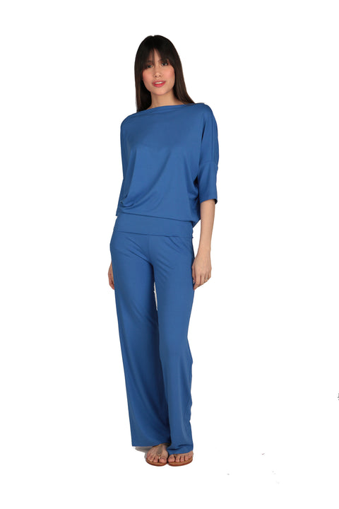 Baye Blue Straight Pants-sale