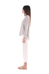 Cotillard light grey t-shirt long sleeves
