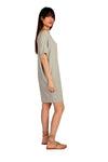 Marielle Light grey Short oversized dress