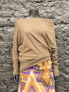 Meribel - Asymetric T Shirt Long Sleeves sale